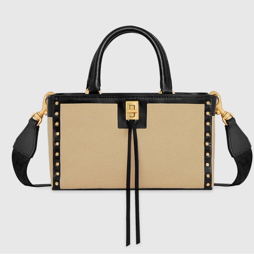 Rebecca Minkoff Black and Tan Crossbody Bag